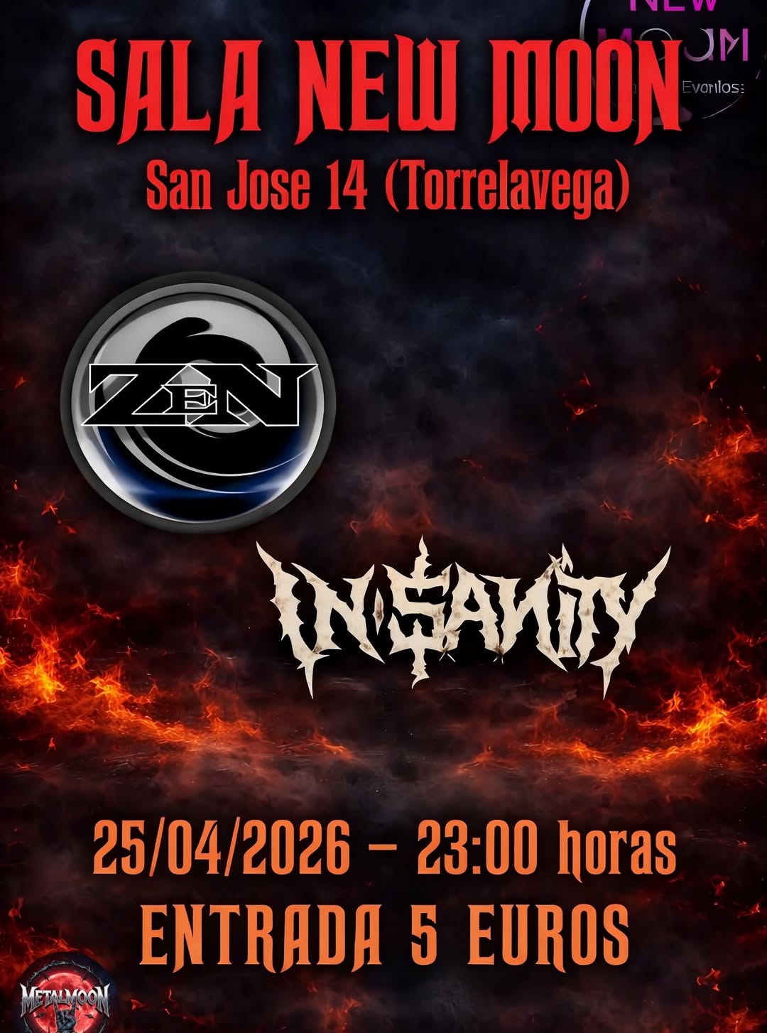 IN SANITY en directo en Sala New Moon