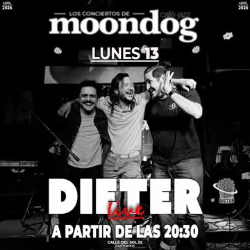 Concierto de Dieter en Moondog, Santander