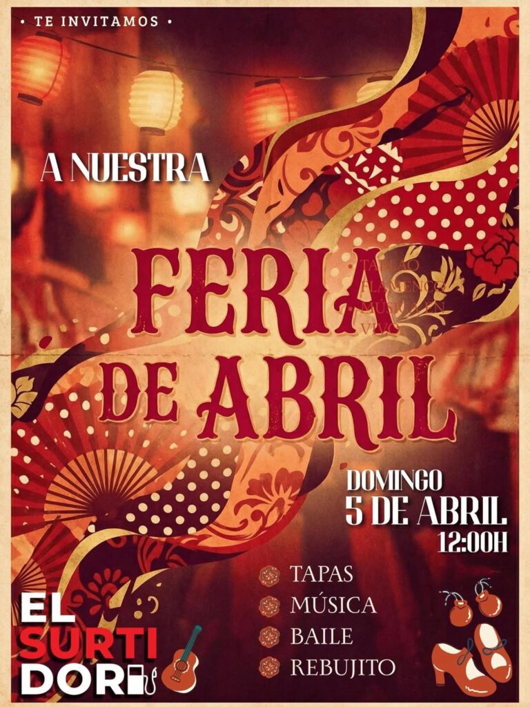 Feria de Abril en El Surtidor: Música, Tapas y Rebujiito
