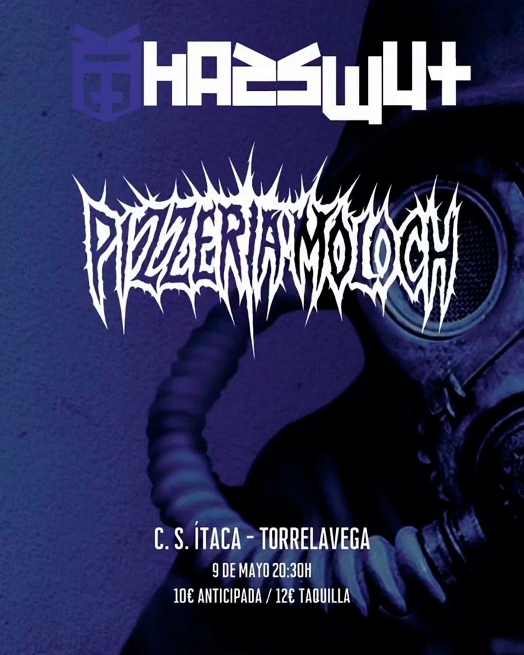 Hasswut y Pizzeria Moloch en directo en C.S. Ítaca