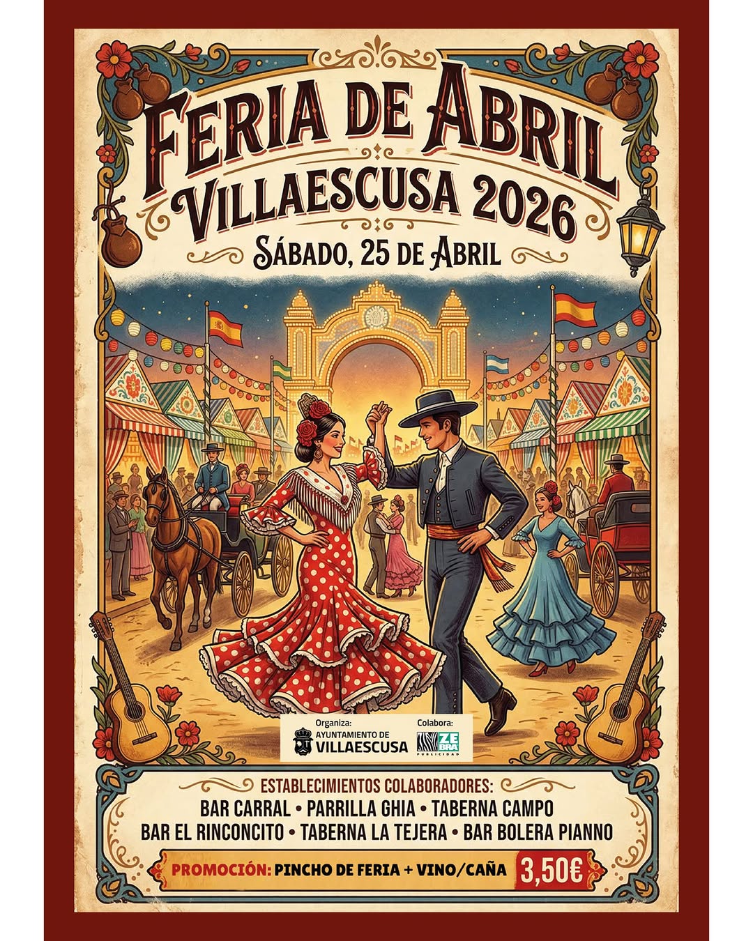 Feria de Abril en Villaescusa 2026: Música, Sabor y Tradición