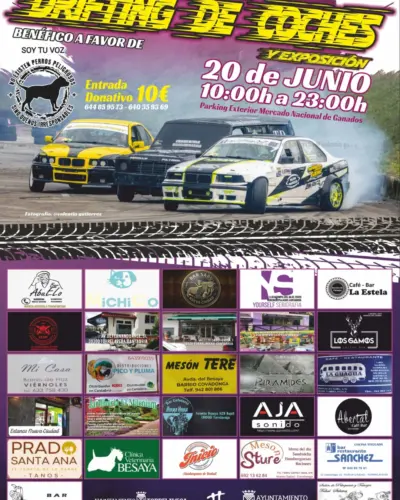 Drifting de Coches y Exposición Benéfica en Recinto Ferial del Ganao, Torrelavega