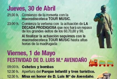 Fiesta del 1 de mayo en Liendo, en honor a Luis María de Avendaño