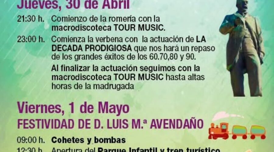 Fiesta del 1 de mayo en Liendo, en honor a Luis María de Avendaño