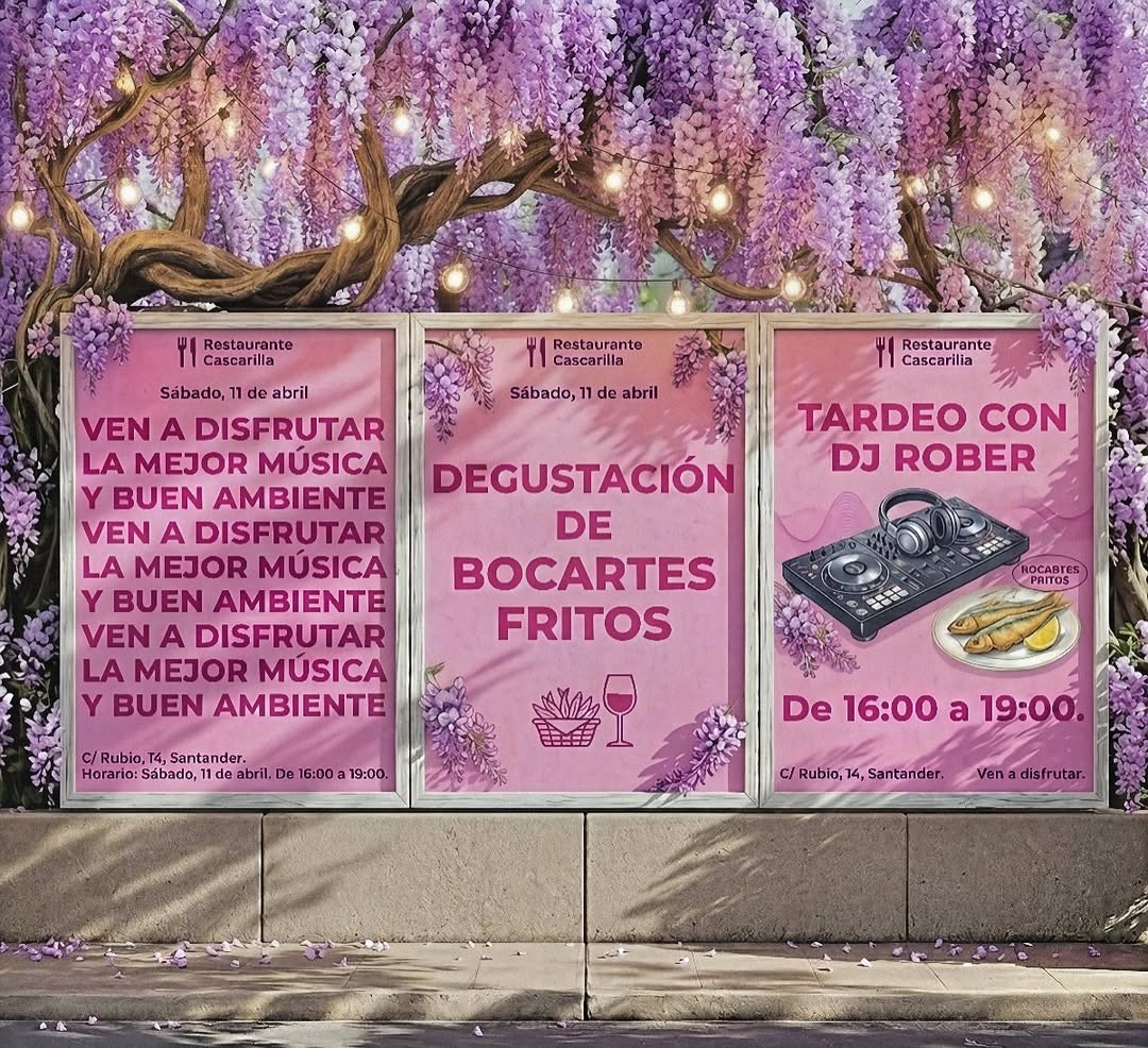 Tardeo con DJ Rober en Restaurante Cascarilla, Santander