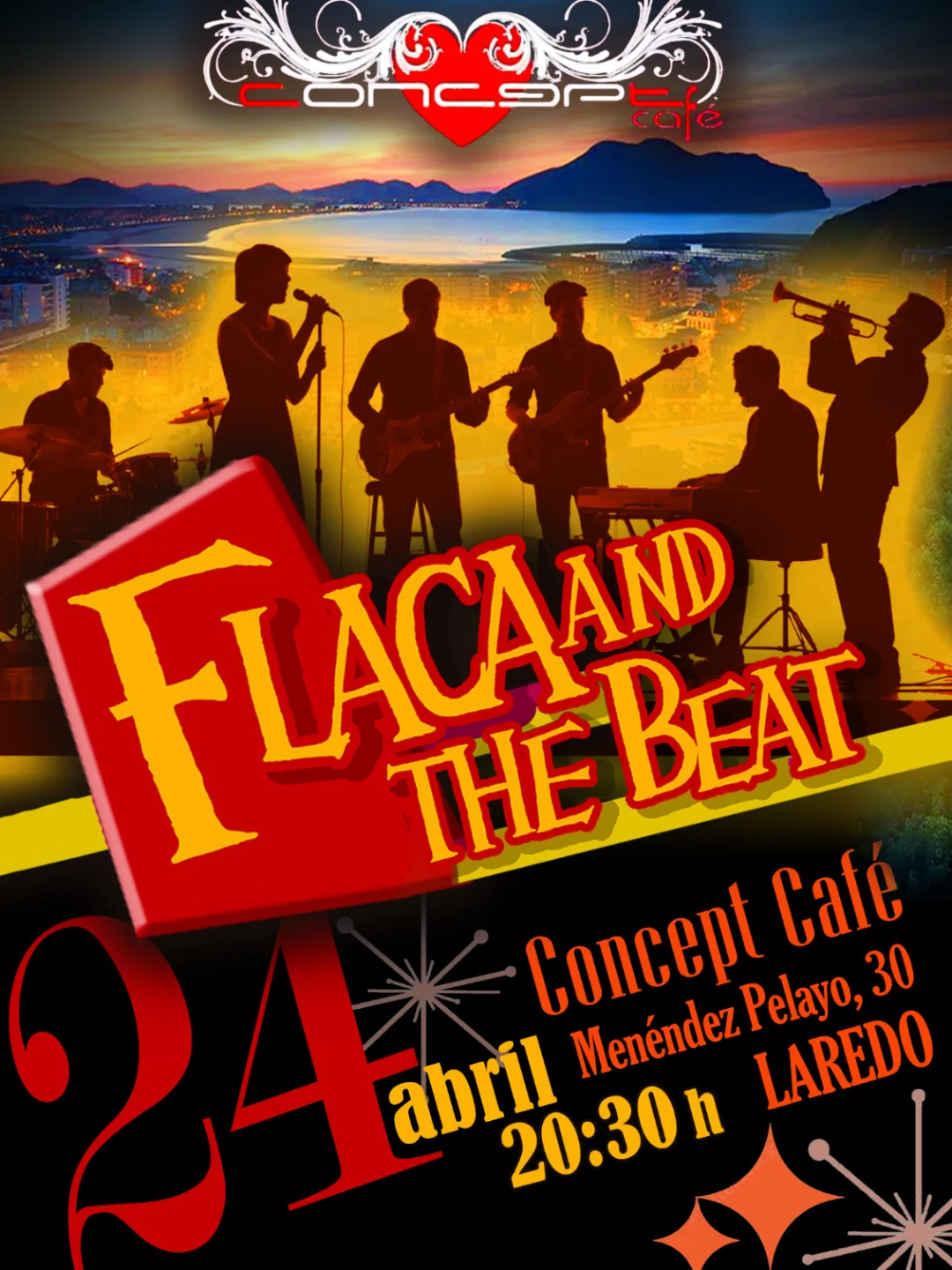 Flaca and the Beat en directo en Concept Café