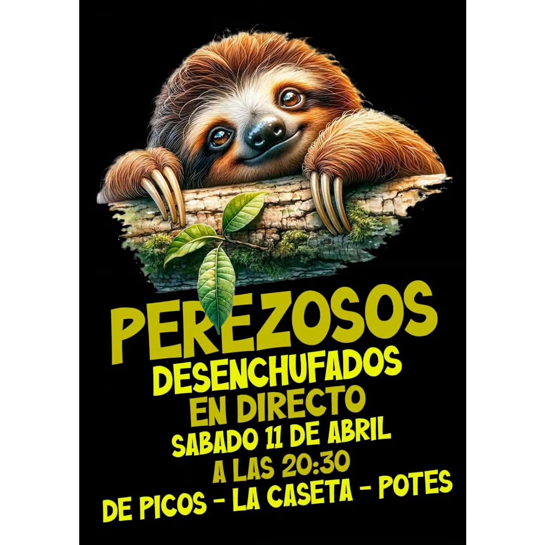 Perezosos Desenchufados en directo en De Picos – La Caseta