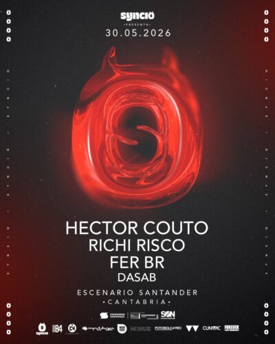 Syncio con  Hector Couto, Richi Risco y Fer BR en Escenario Santander
