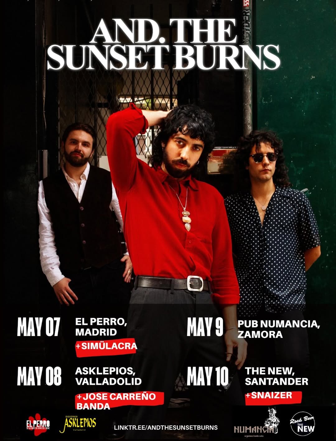 And The Sunset Burns en directo en Rock Beer The New, Santander