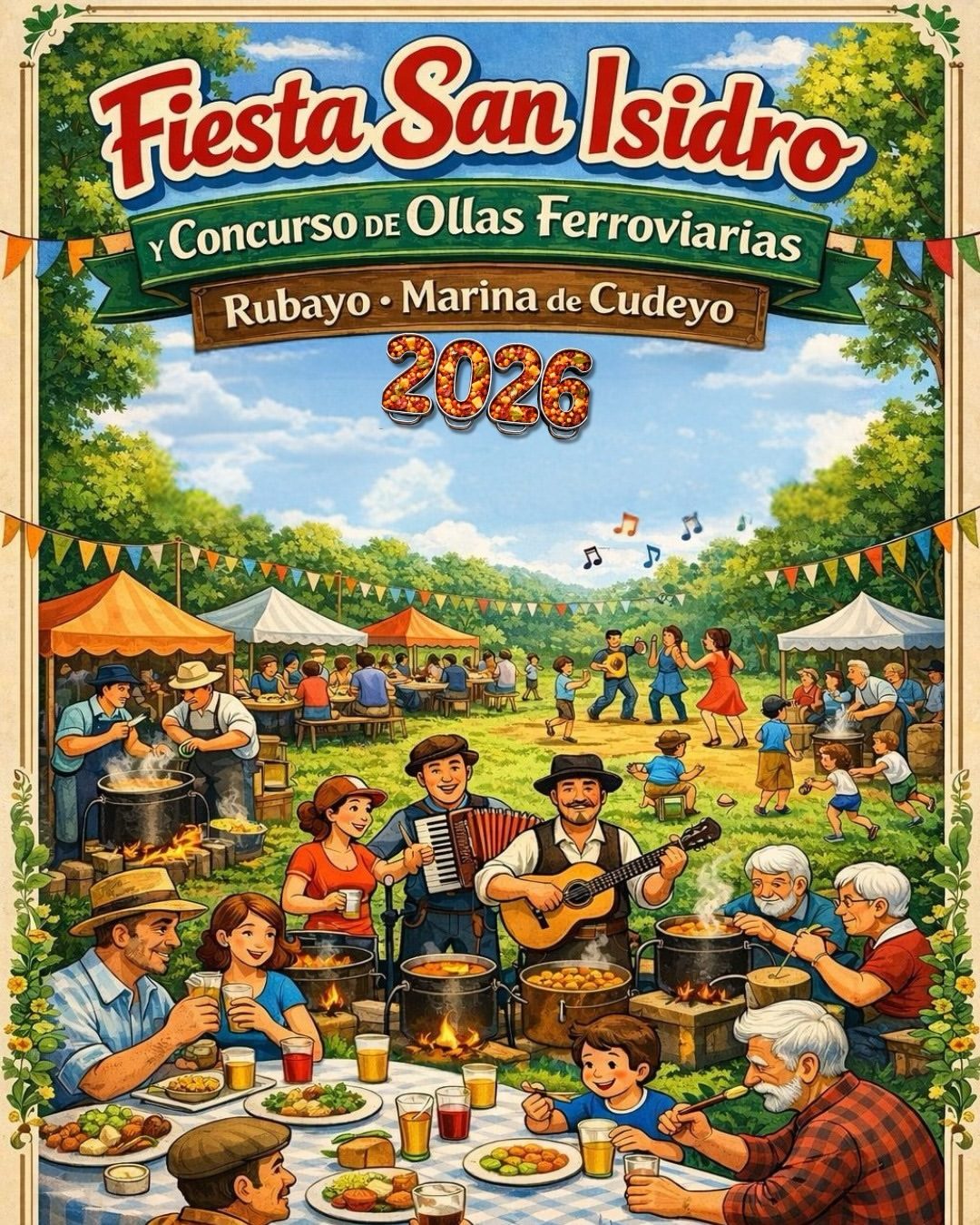 Fiestas de San Isidro en Polideportivo de Rubayo, Marina de Cudeyo