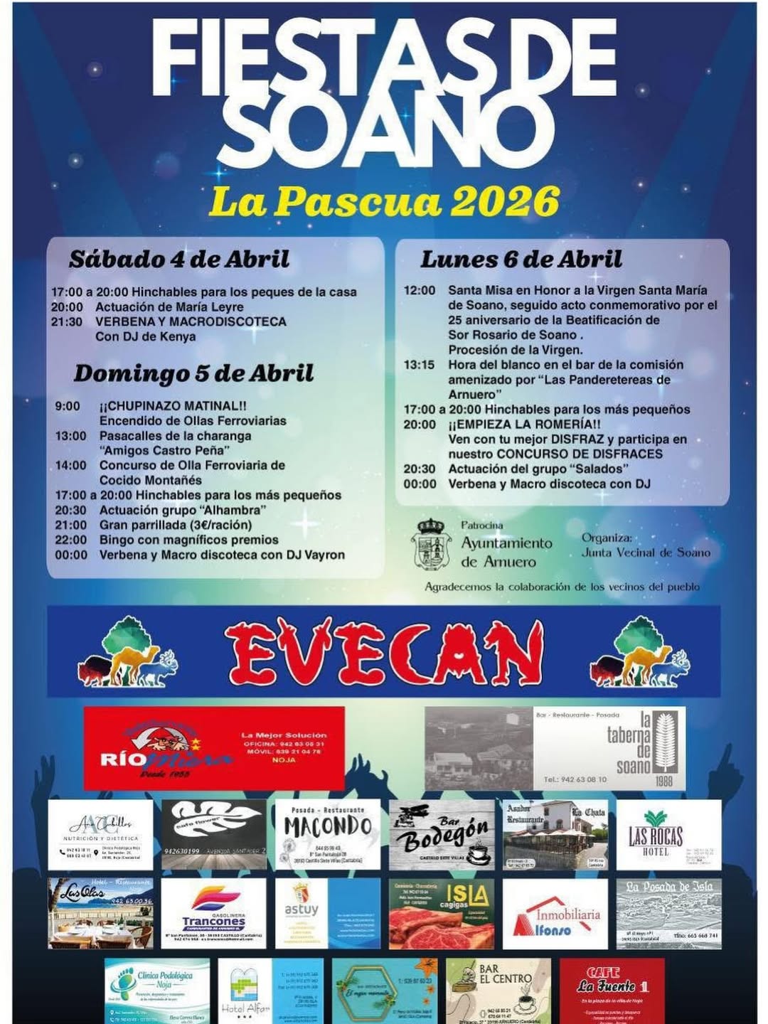 Fiestas de Soano en Soano, Arnuero