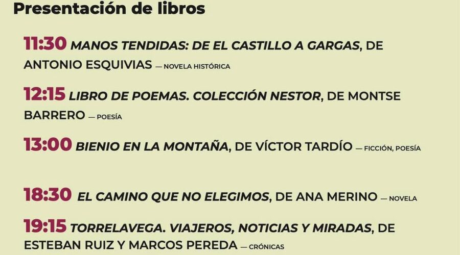 9ª Feria del Libro de Torrelavega en Avenida de España