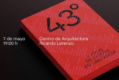 Presentación del libro 43. X años de diseño en Cantabria en Espacio Ricardo Lorenzo
