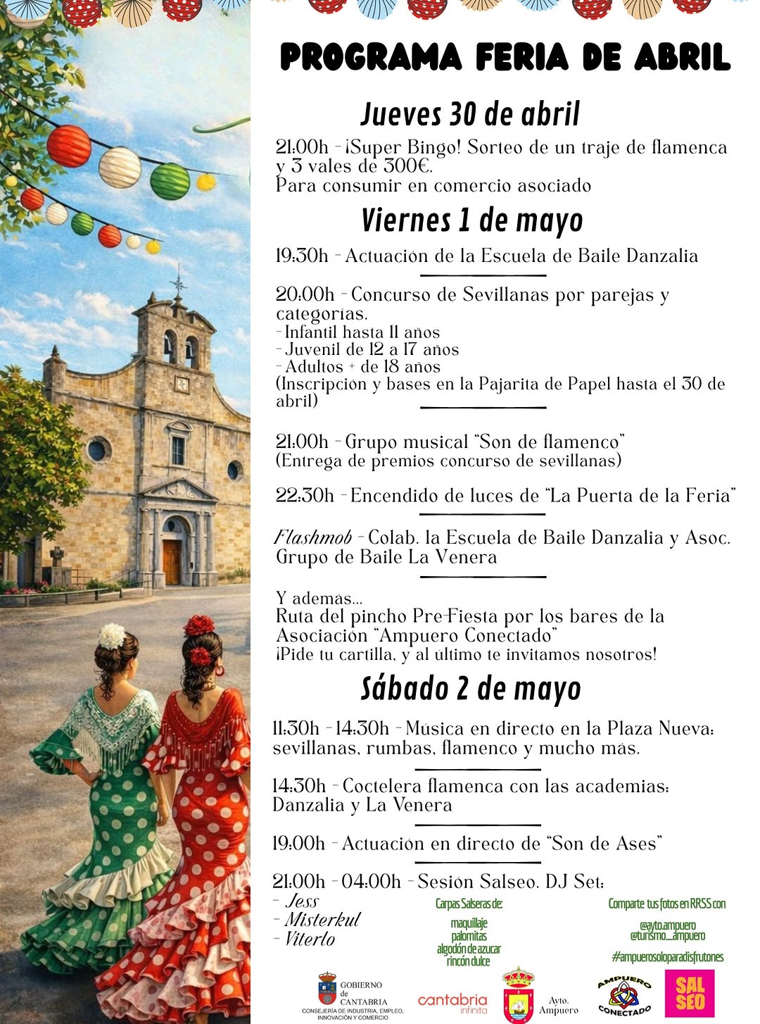Feria de Abril de Ampuero en Plaza Nueva, Ampuero