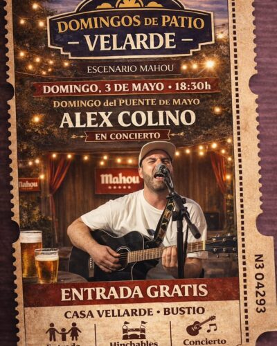 Concierto de Alex Colino en Casa Vellarde
