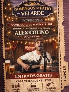 Concierto de Alex Colino en Casa Vellarde