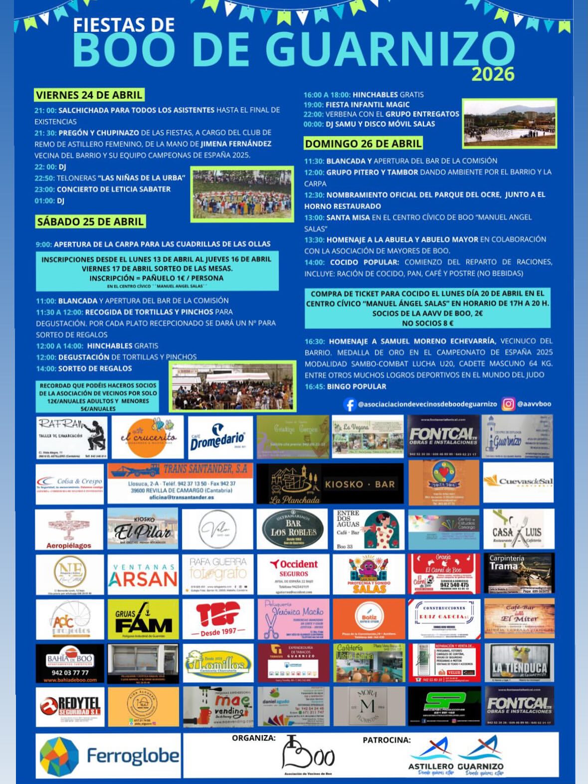 Fiestas de Boo de Guarnizo en Pista Polideportiva de Boo, Guarnizo