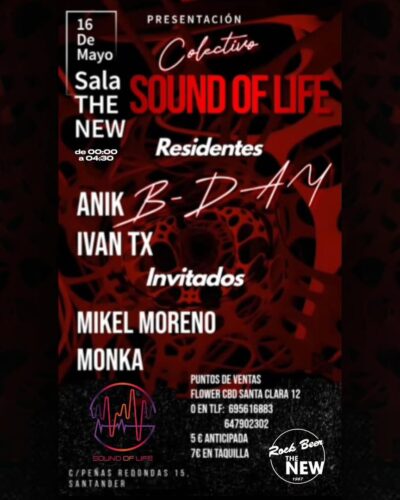 Presentación Colectivo SOUND OF LIFE en Sala THE NEW, Santander