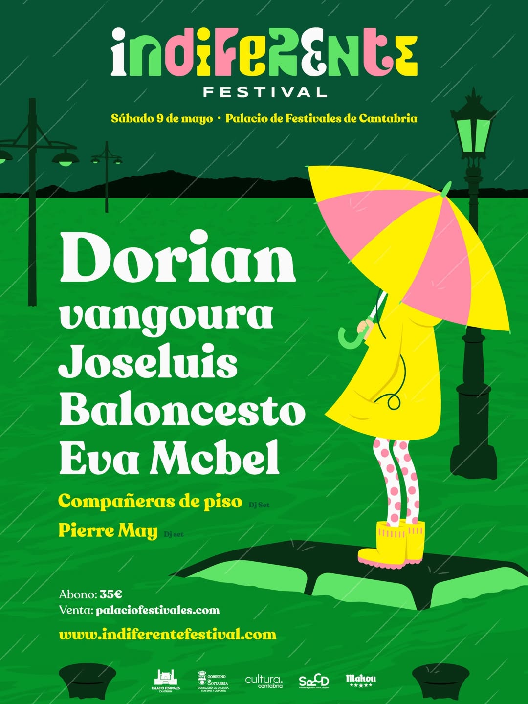 Indiferente Festival 2026 en Palacio de Festivales de Cantabria