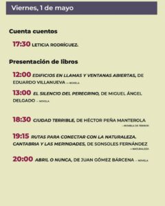 9ª Feria del Libro de Torrelavega en Avenida de España