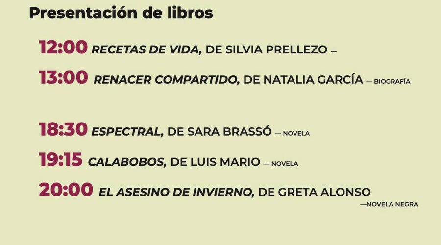 9ª Feria del Libro de Torrelavega en Avenida de España