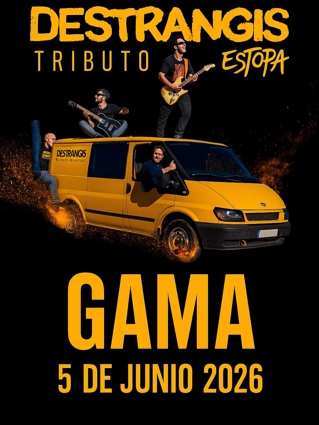 Destrangis en directo en Gama