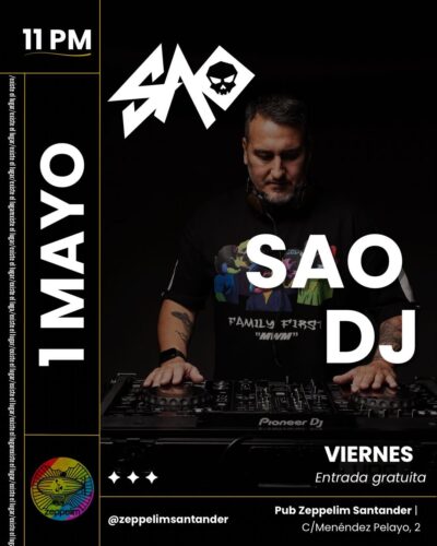 AFTERGLOW en Pub Zeppelim Santander con SAO DJ