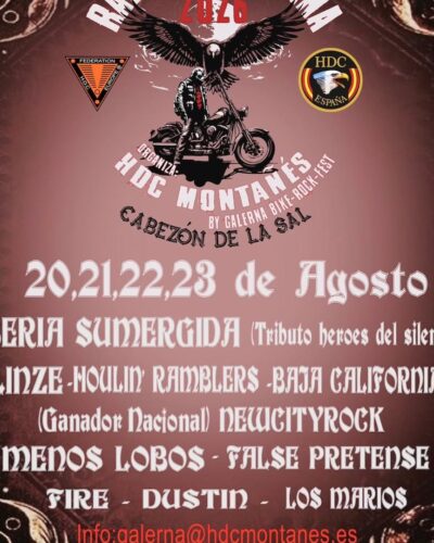 Rally HDC España 2026 en Galerna Bike-Rock-Fest, Cabezón de la Sal