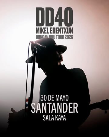 Mikel Erentxun en directo en Sala Kaya, Santander