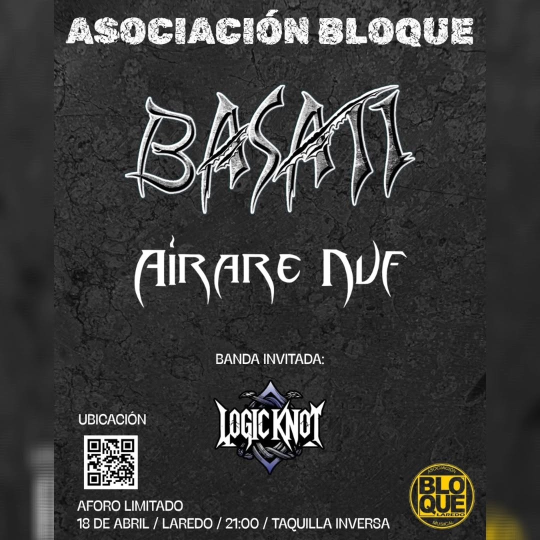 Concierto de BASANI, AIRARE NUF y LOGICKNOT en Asociación Musical Bloque