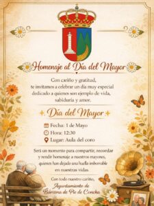 Homenaje a los Mayores y Ganaderos en Aula del coro, Bárcena de Pie de Concha