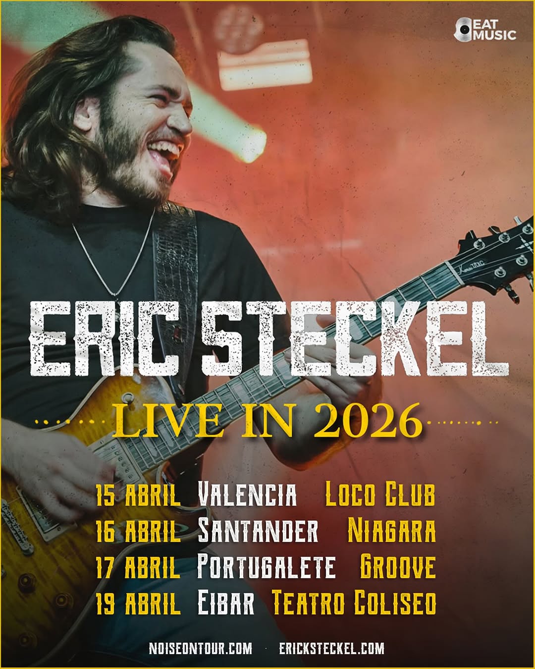 Concierto de Eric Steckel en Sala Niagara