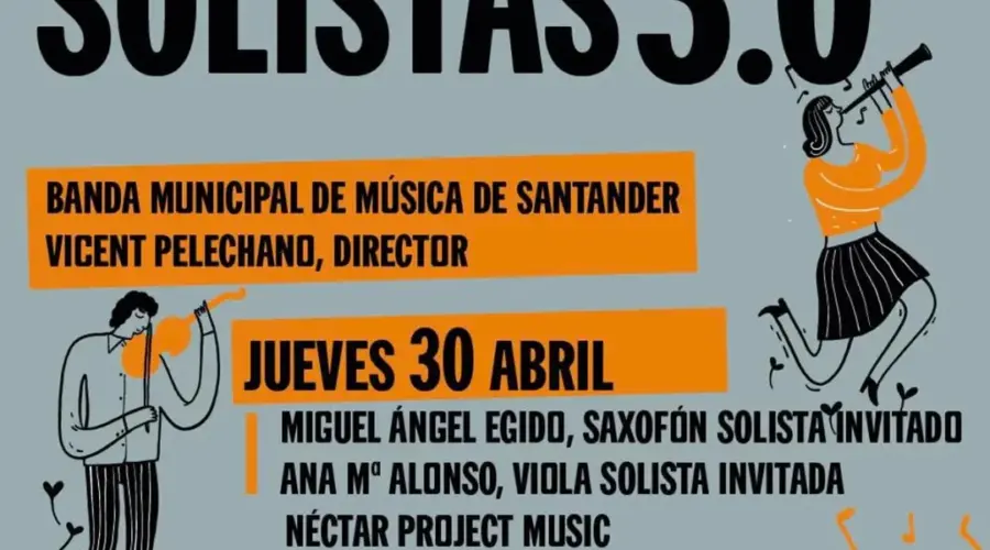 Concierto de Banda Municipal de Música de Santander en Paraninfo de la Universidad de Cantabria