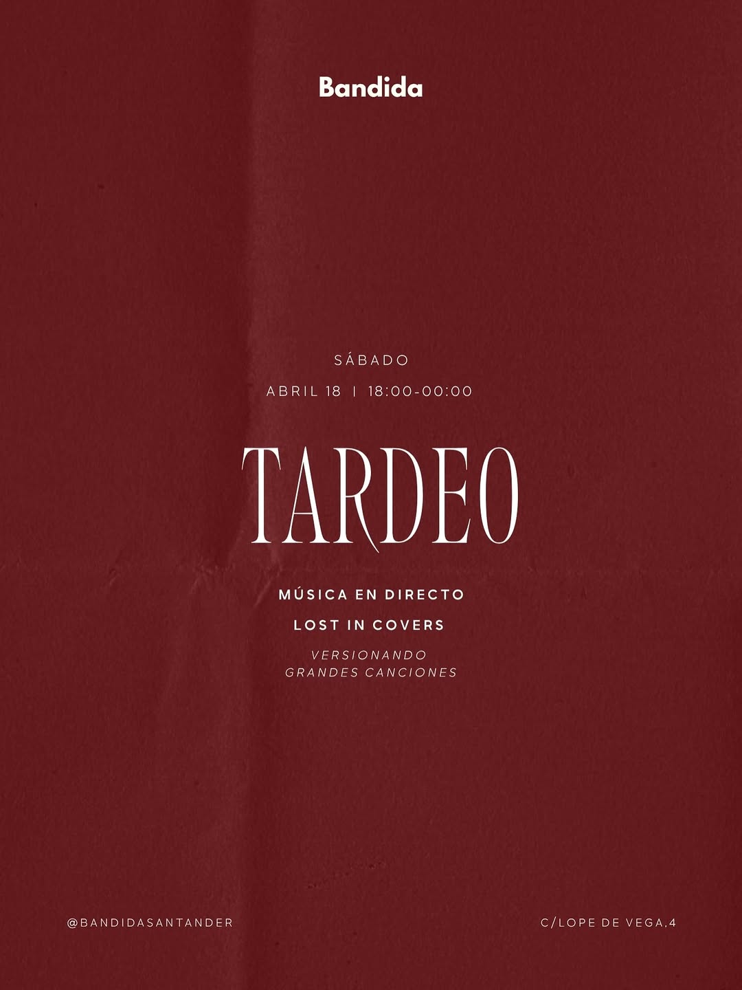 Lost in Covers en directo en Bandida