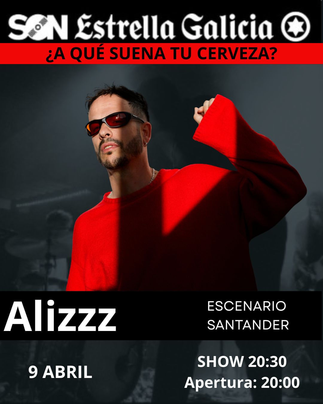 Concierto Alizzz Escenario Santander