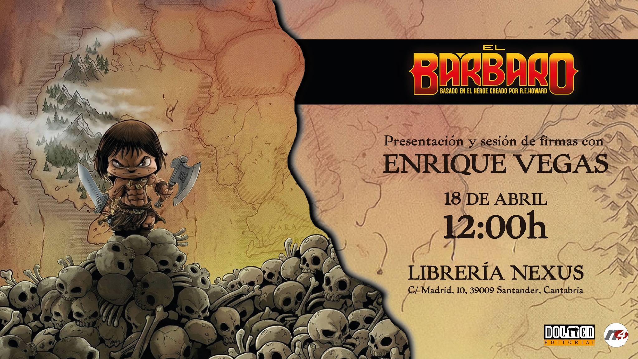 Presentación y sesión de firmas con Enrique Vegas en Nexus-4