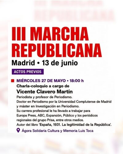 Charla con Vicente Clavero: España, 1931 y la legitimidad de la República