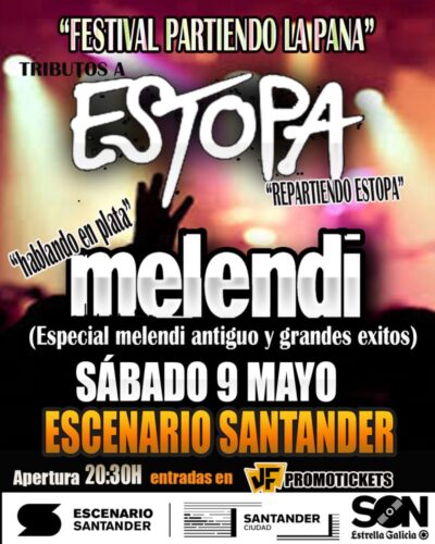 Festival Partiendo la Pana: Tributos a Estopa y Melendi en Santander