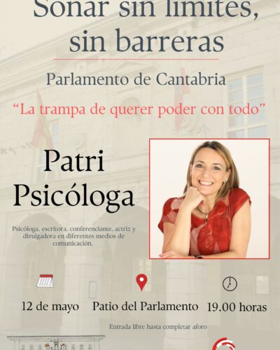 Patri Psicóloga inaugura ‘Mujeres, sin límites’ en el Parlamento