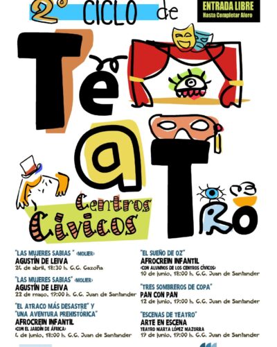 Teatro ‘Las mujeres sabias’ en Centro Cívico Juan de Santander