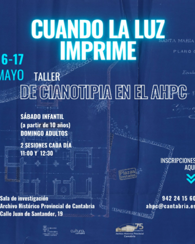 Taller de Cianotipia en el Archivo Histórico de Cantabria