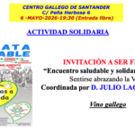Encuentro solidario musical: Invitación a ser feliz en Santander