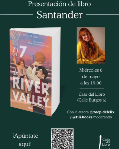 Presentación de ‘El 7 de River Valley’ con Zoe P. de Félix