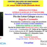 Día de las Letras Gallegas: Jornada poética y musical