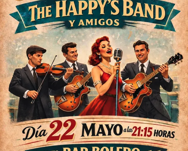 Jam Session con The Happy’s Band en Café Bar Bolero