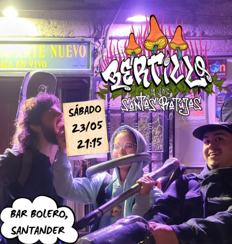 Bertillo y Las Santas Ratujas en Café/Bar Bolero