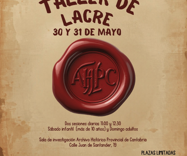 Taller de lacre histórico en el Archivo de Cantabria