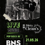 Concierto Pop Rock 80: Dirty Clean’s en BNS Street Food