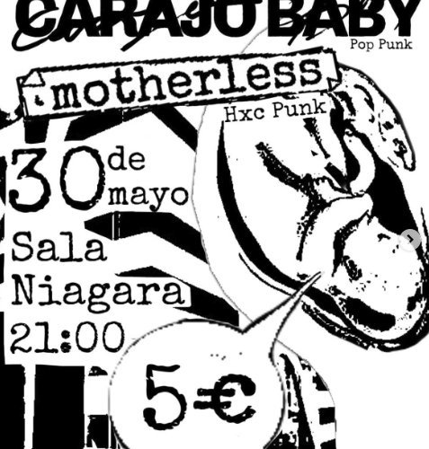 Carajo Baby y Motherless en concierto en Santander