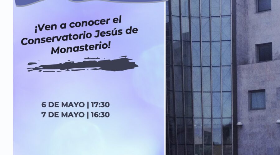 Jornadas de Puertas Abiertas Conservatorio Jesús de Monasterio 2026